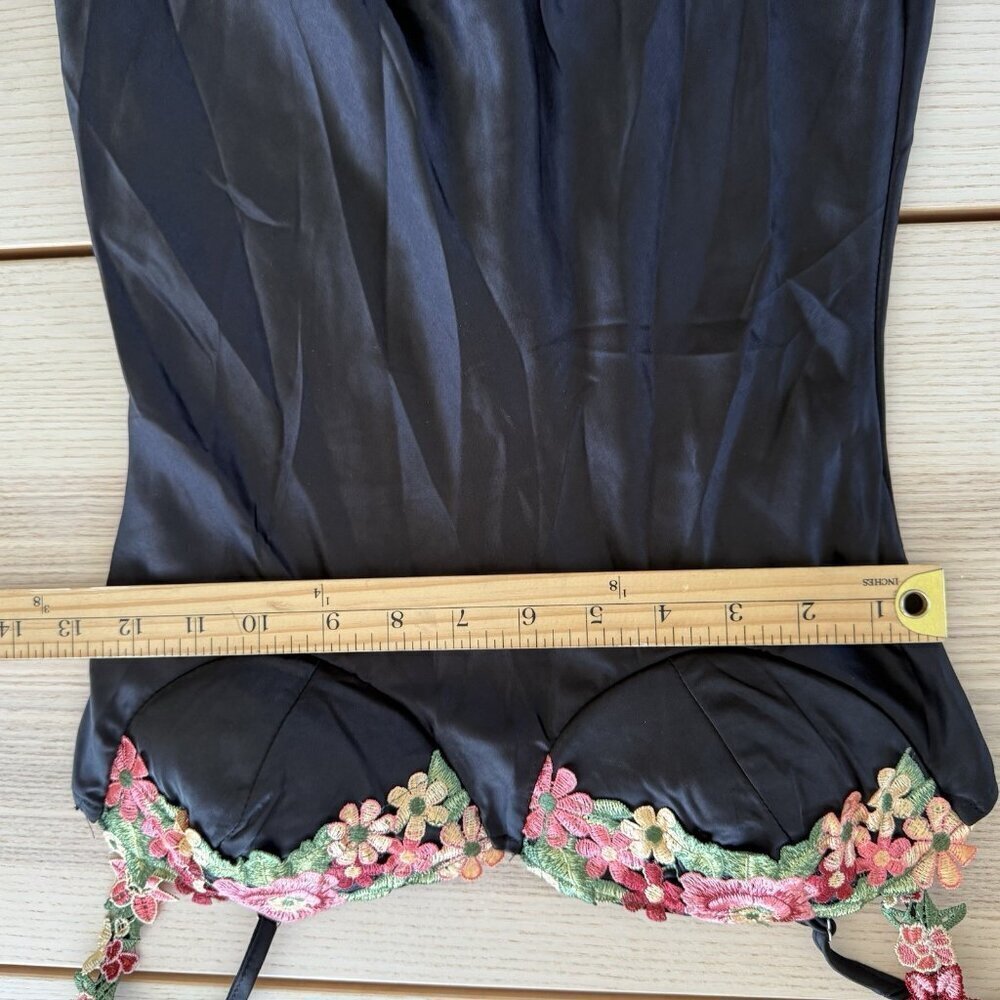 Princess Polly Kenzie Size XS Maxi Dress Black Coquette Sexy Prom Party Holiday - Picture 12 of 14